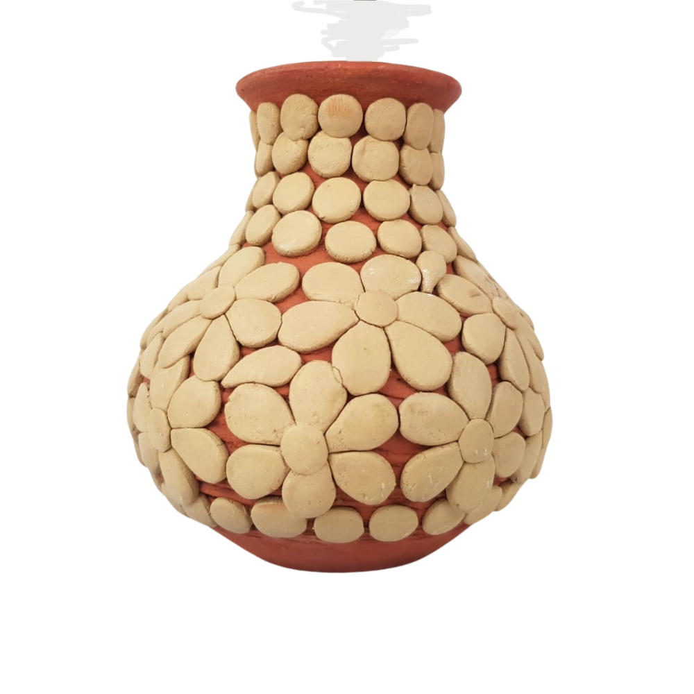 Florero pequeño de Barro Empastado