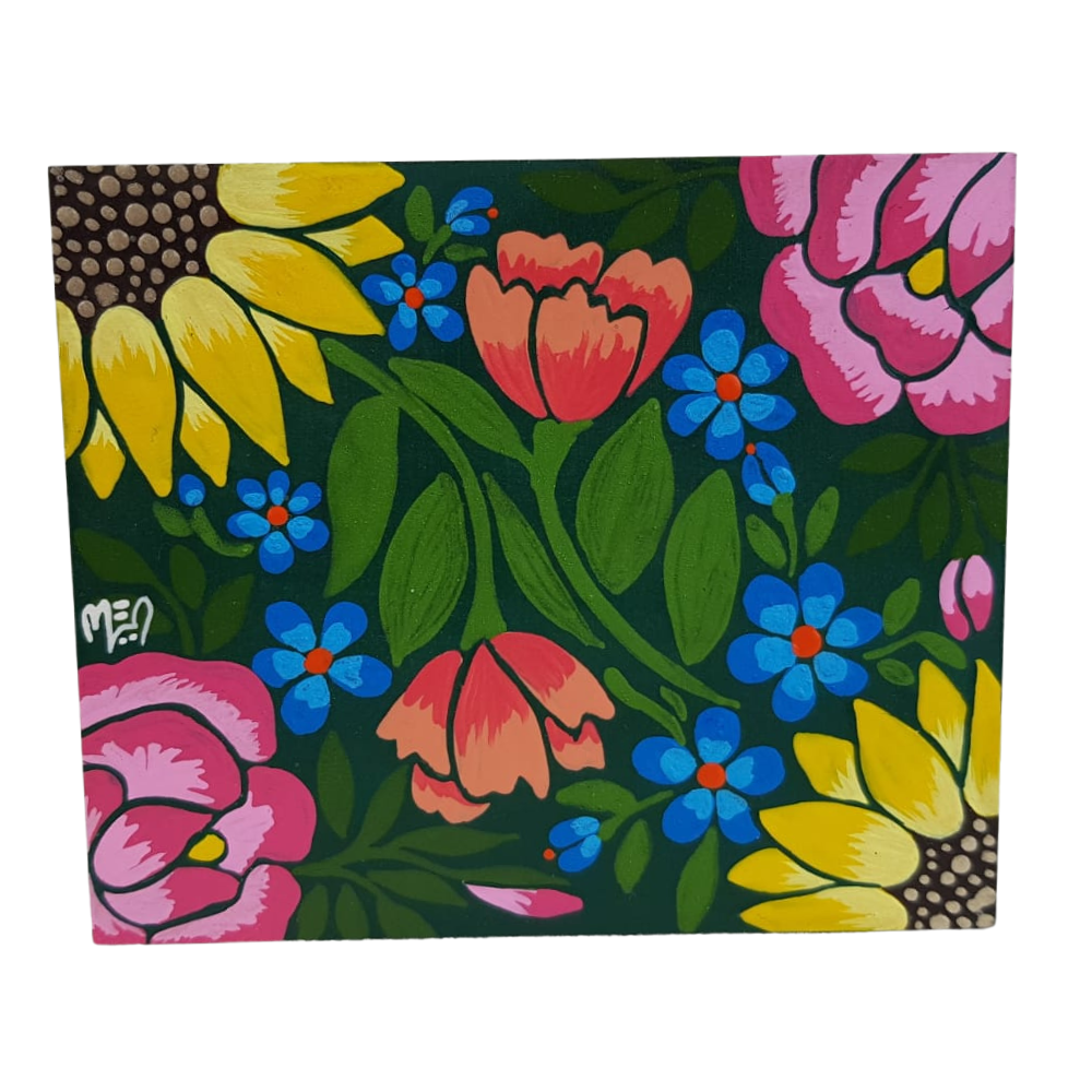 Caja MDF chica, pintada a mano