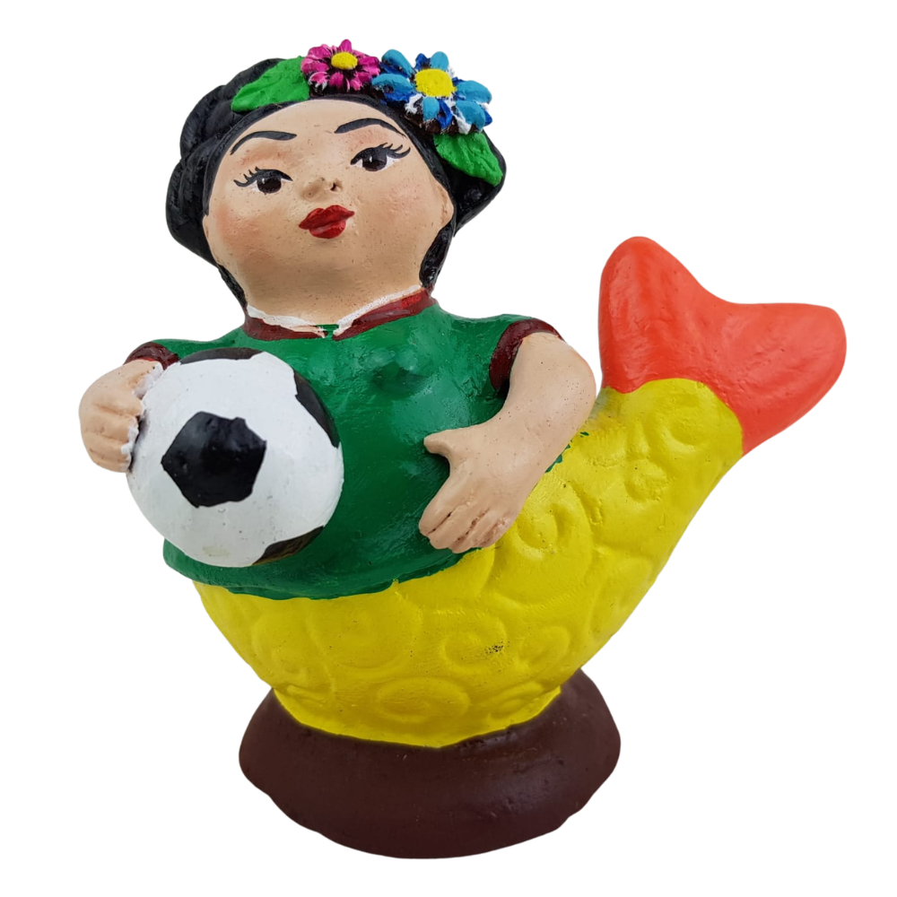 Sirena Futbolista de barro