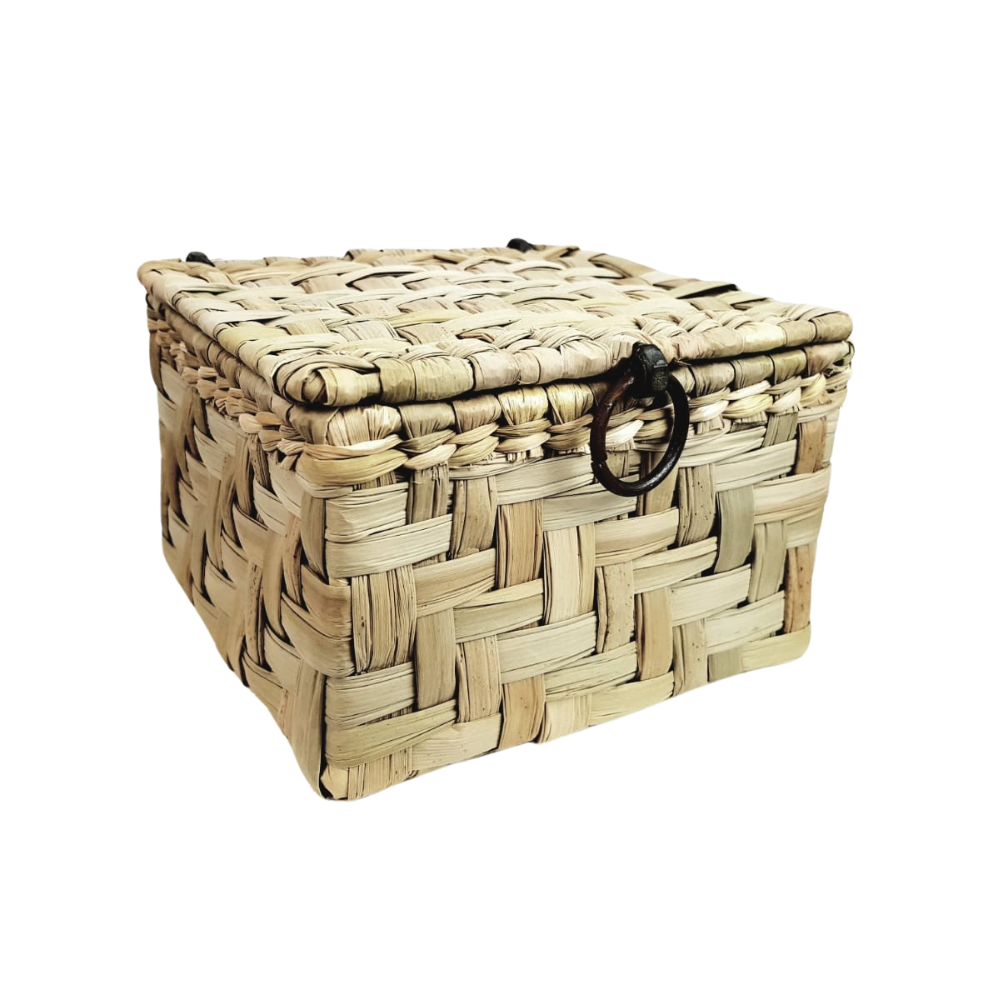 Caja para tequilero de fibra natural