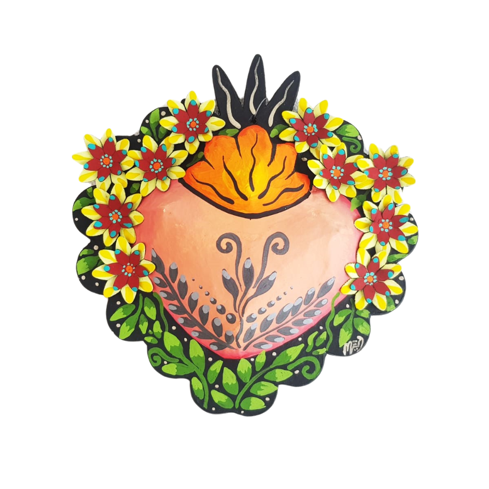 Milagritos pintados a mano, de papel maché