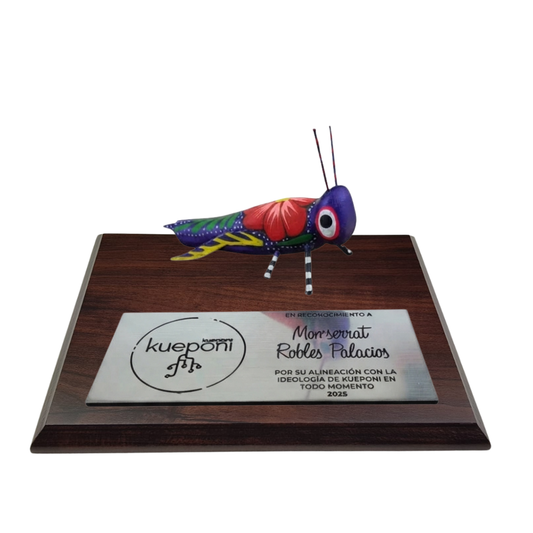Trofeo Alebrije Mini en Madera Zapoteca | Arte Mexicano