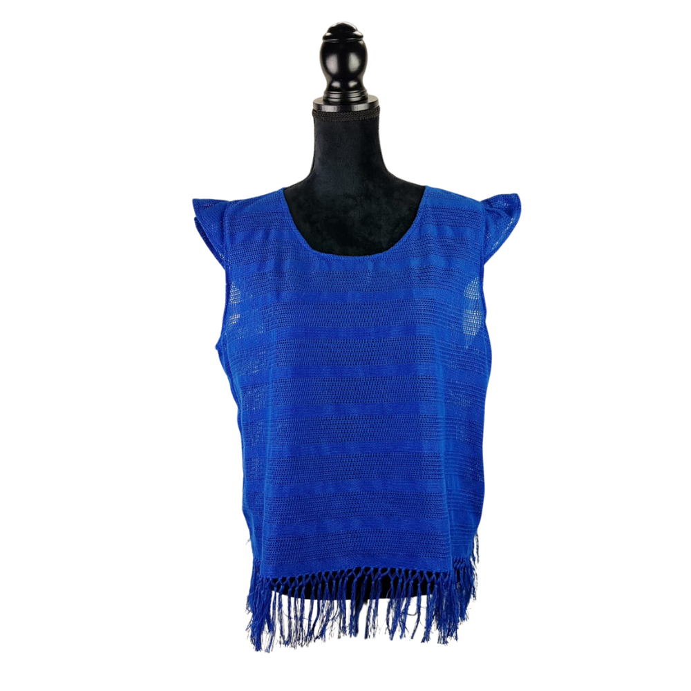 Blusa poblana de telar de cintura