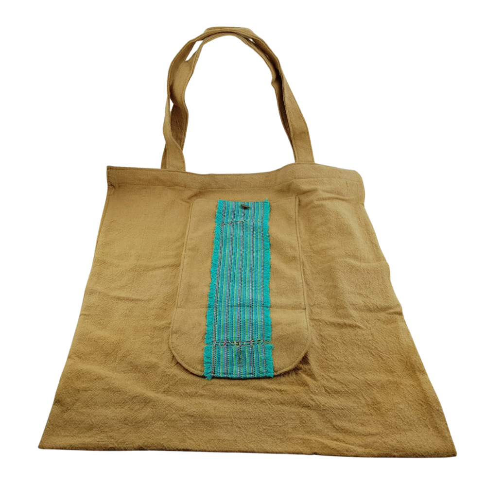 Bolsa de telar con textil