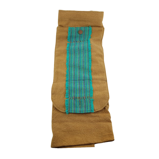 Bolsa de telar con textil