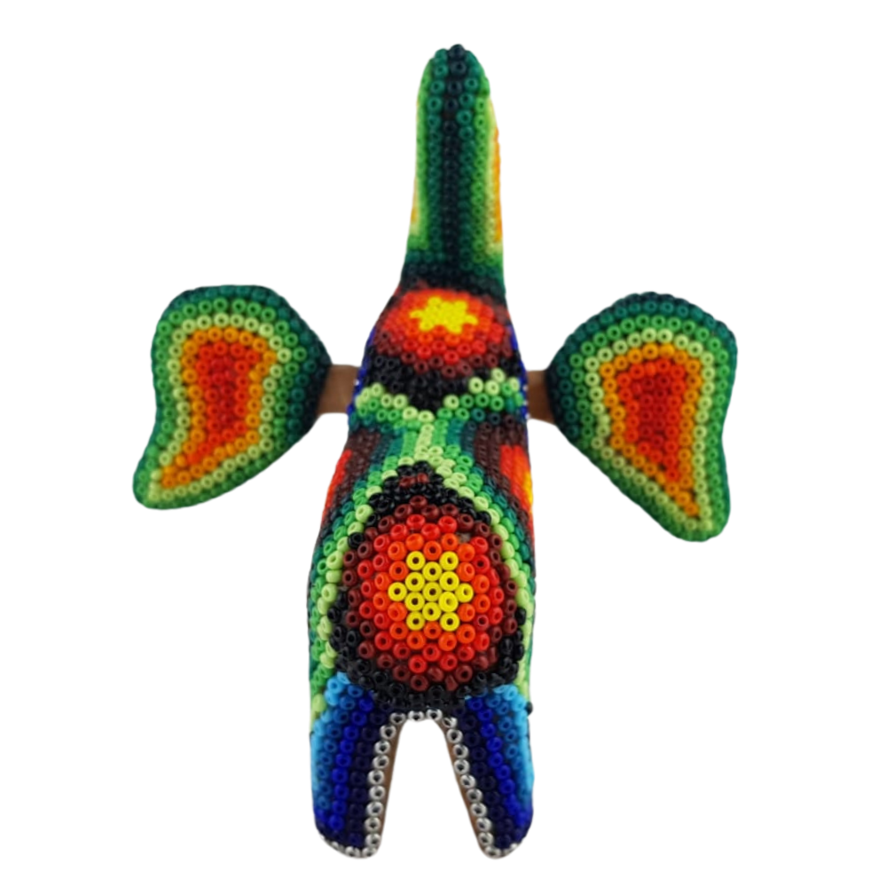 Elefante mini decorado con motivos wixárica