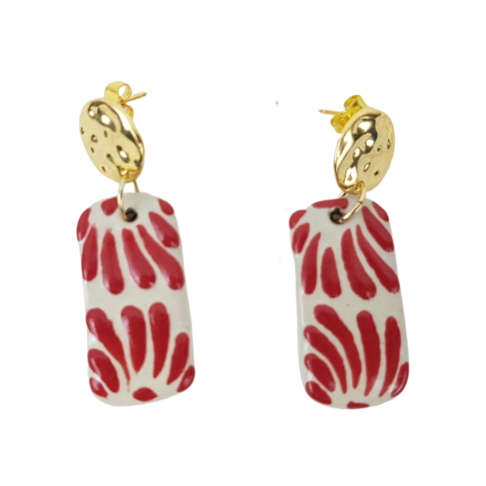 Juego de bisutería de técnica talavera, Jasiel