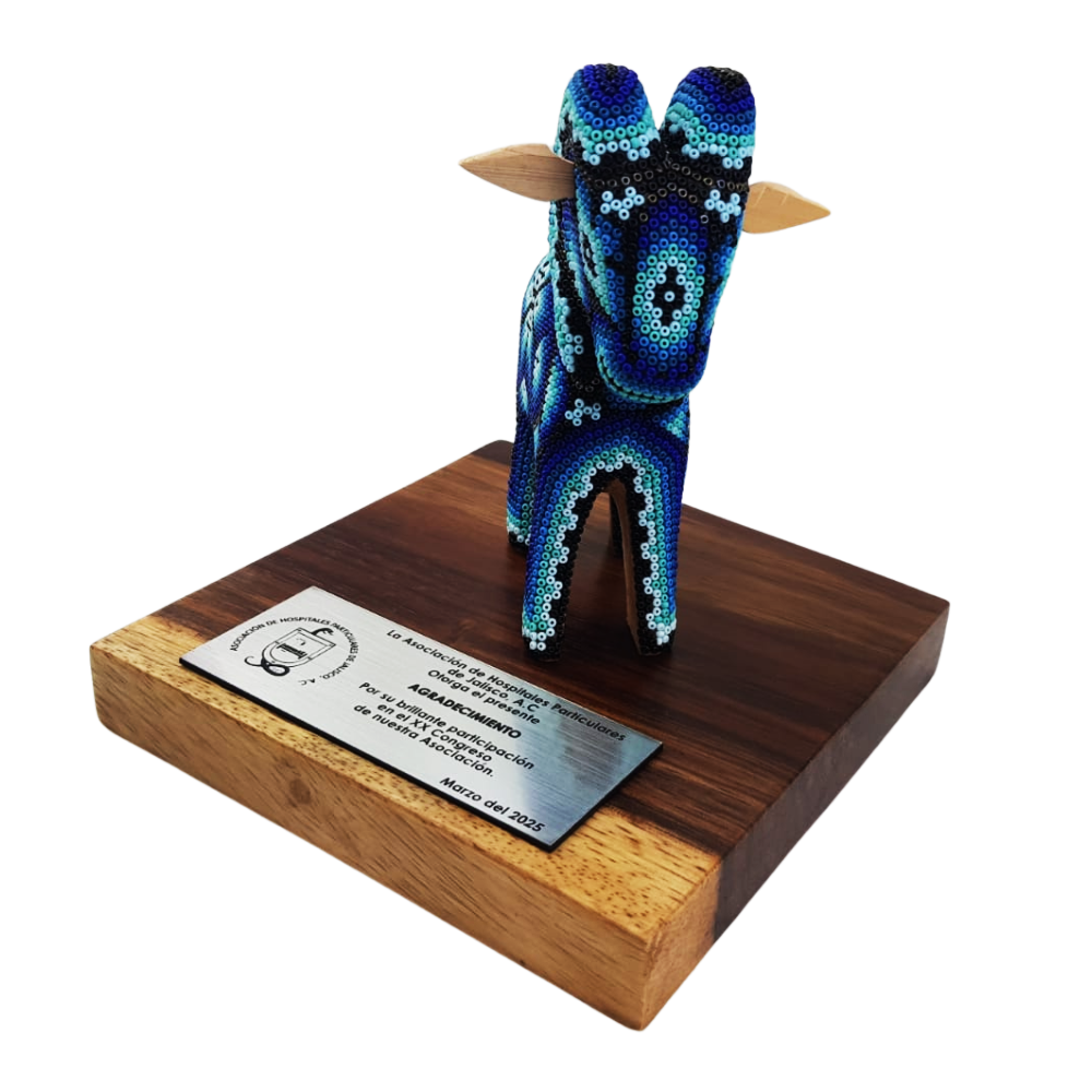 Trofeo Borrego Cimarrón en Arte Wixárika | Pieza de Lujo