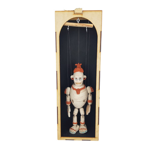 Títere de barro del dios prehispánico de la Tierra de los Muertos Mictlantecuhtli, deidad Azteca