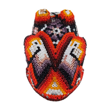 Cargar imagen en el visor de la galería, Ranita mini decorada con motivos wixárica
