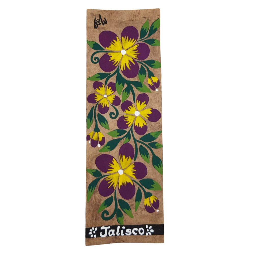 Separador pintado a mano, elaborado en Guadalajara, Jalisco