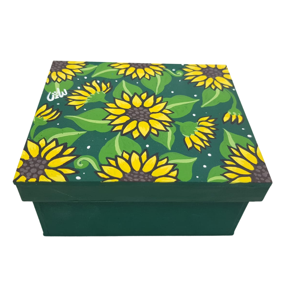 Caja MDF chica, pintada a mano