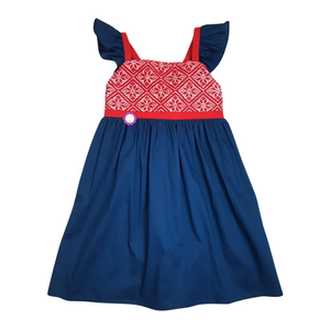 Vestido Ikal Muibatsi, de tirante