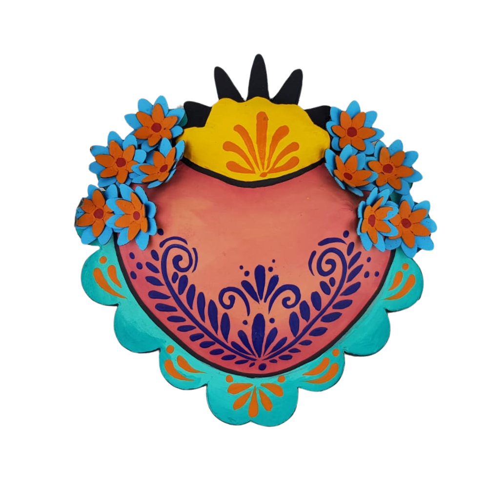 Milagritos pintados a mano, de papel maché