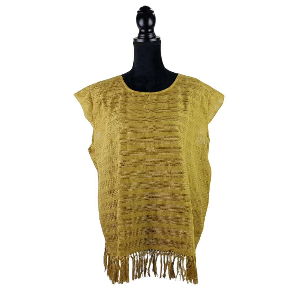 Blusa poblana de telar de cintura