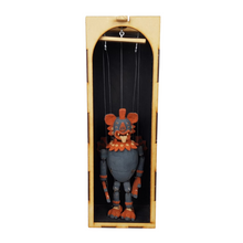 Cargar imagen en el visor de la galería, Títere de barro del dios prehispánico murciélago Camazotz, deidad de los aztecas y los mayas
