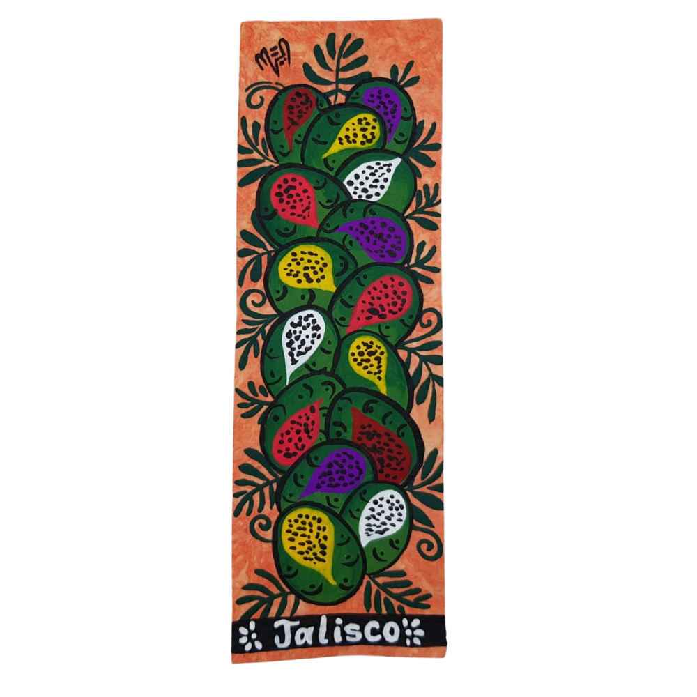 Separador pintado a mano, elaborado en Guadalajara, Jalisco