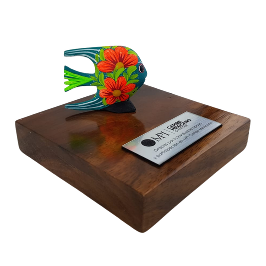 Trofeo Alebrije Mini en Madera Zapoteca | Arte Mexicano