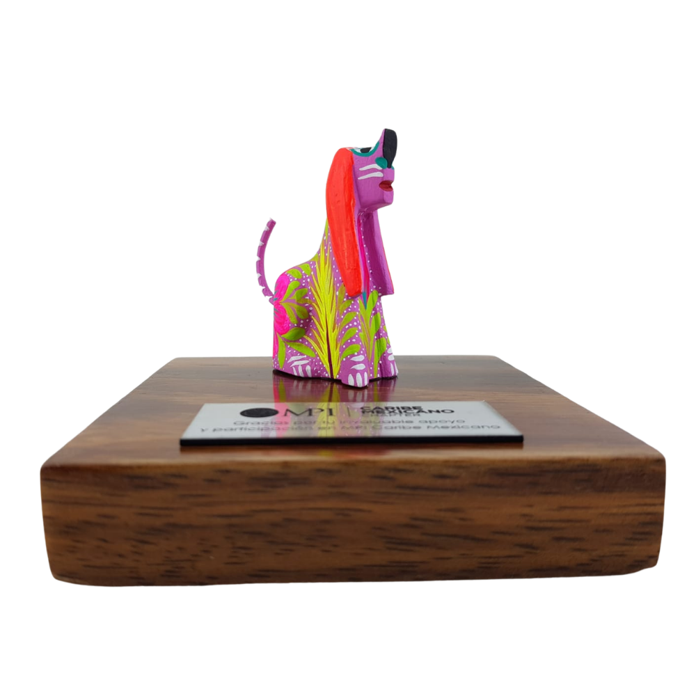 Trofeo Alebrije Mini en Madera Zapoteca | Arte Mexicano