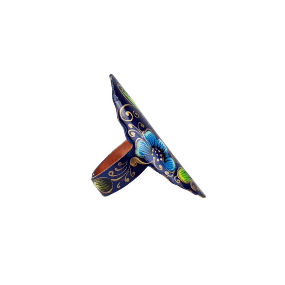 Anillo de cobre laqueado, grande ajustable