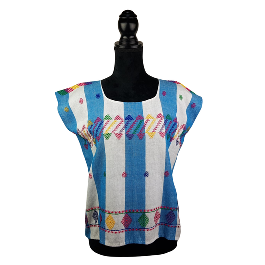Blusa con bordado de Venustiano Carranza, Chiapas