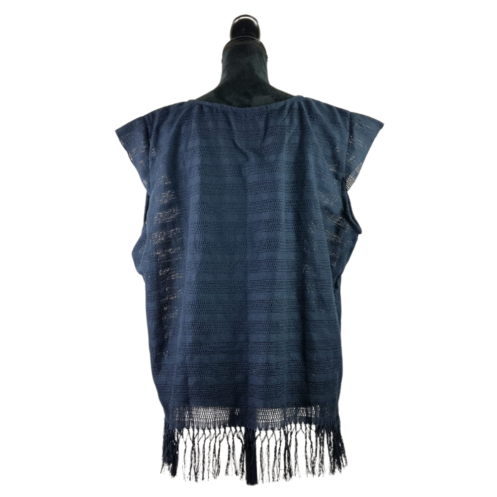 Blusa poblana de telar de cintura