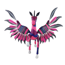 Cargar imagen en el visor de la galería, Alebrije oaxaqueño pegaso, elaborado con madera copal
