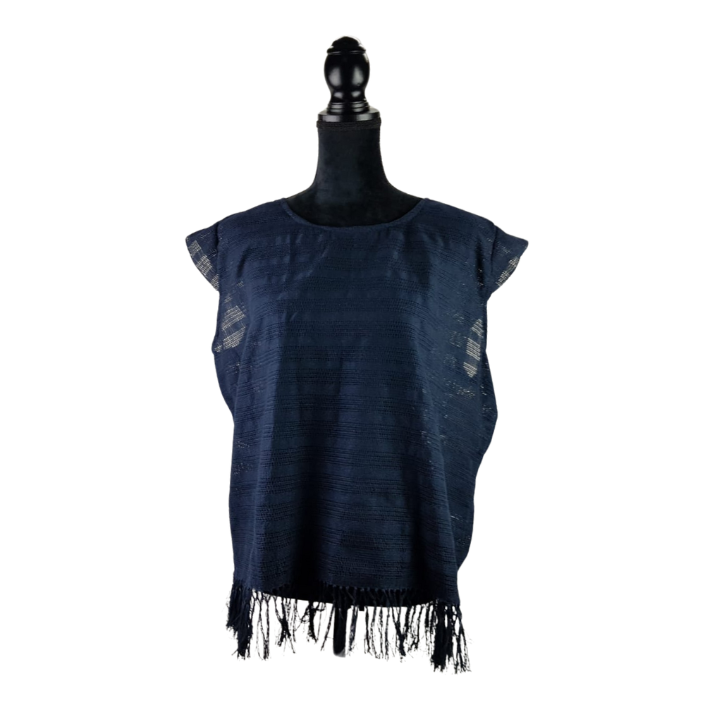 Blusa poblana de telar de cintura