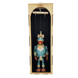 Títere de barro del dios prehispánico Quetzalcóatl, serpiente emplumada dios del viento, deidad Azteca