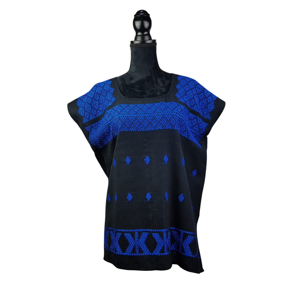 Blusa con bordado de Venustiano Carranza, Chiapas