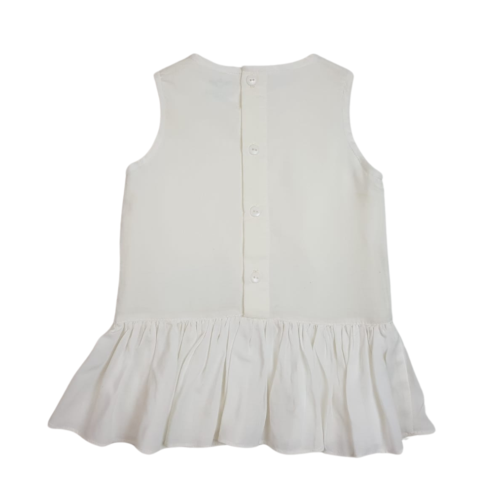 Vestido Izel Muibatsi, con bordado, en talle largo