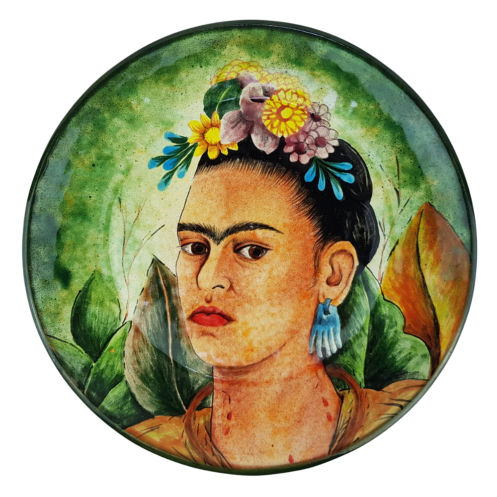 Plato mayólica de talavera de Puebla