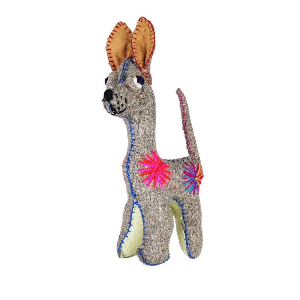 Animalito Perro Lana Chiapas | Artesanía Mexicana