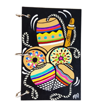 Cargar imagen en el visor de la galería, Libreta chica de papel maché, elaborada y pintada a mano
