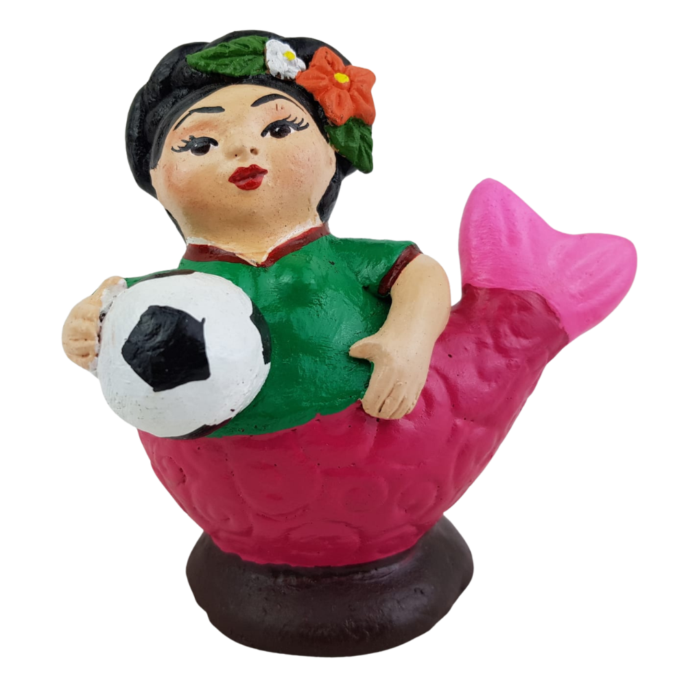 Sirena Futbolista de barro