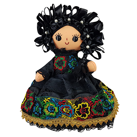 Muñeca de trapo otomí Lele grande