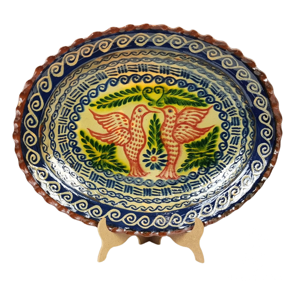 Platos de barro decorados hotsell