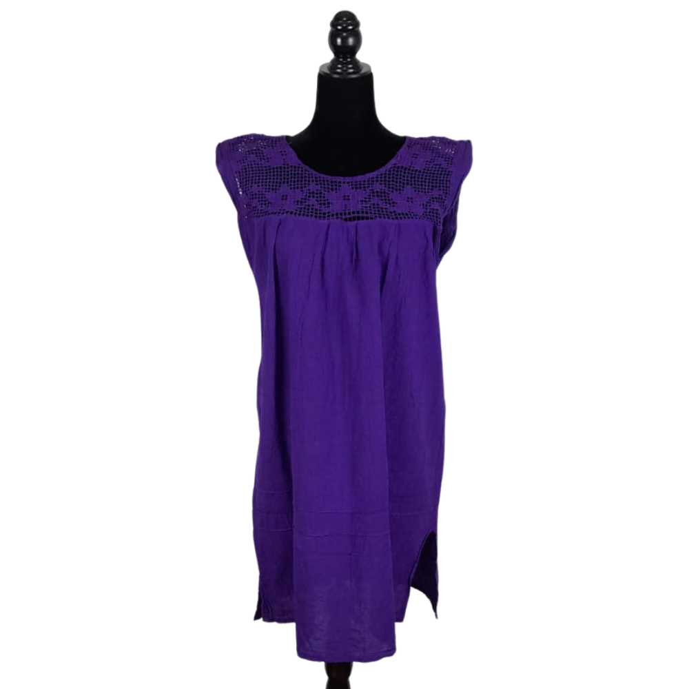 Vestido fresco de manta teñida unitalla