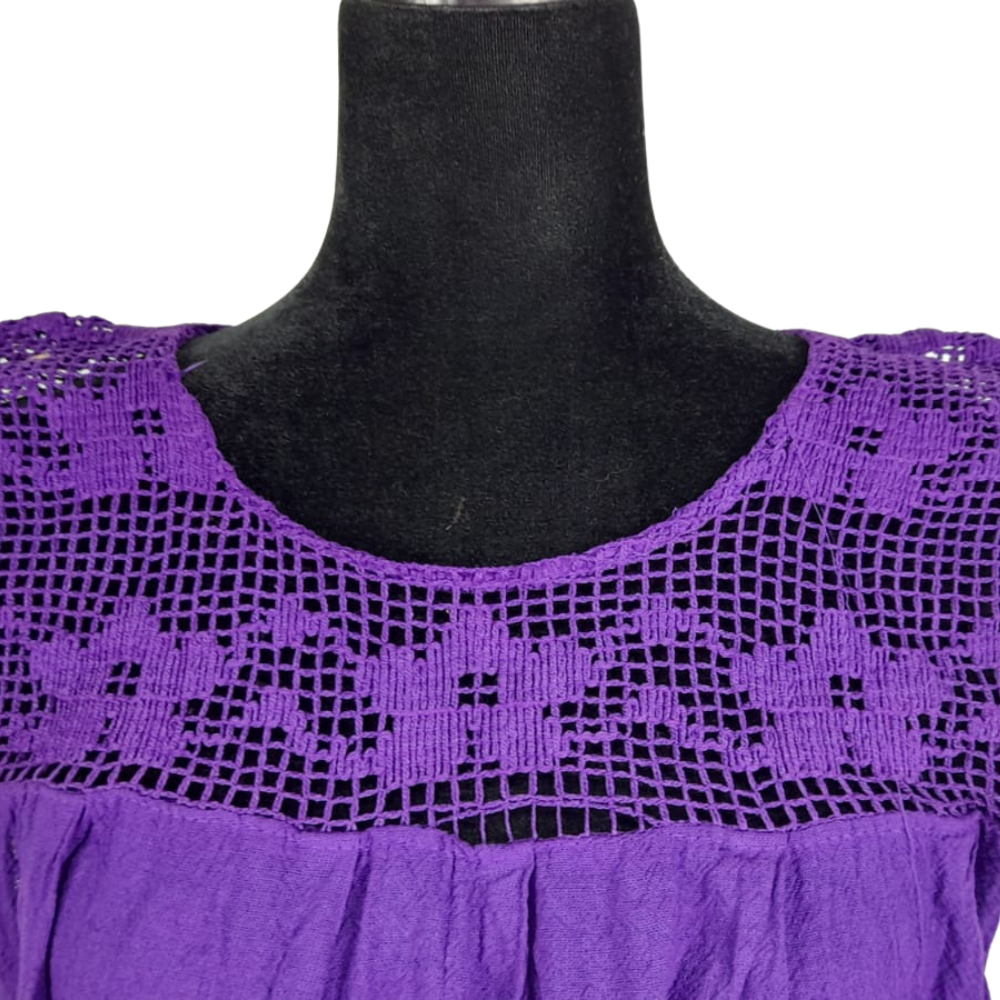 Vestido fresco de manta teñida unitalla