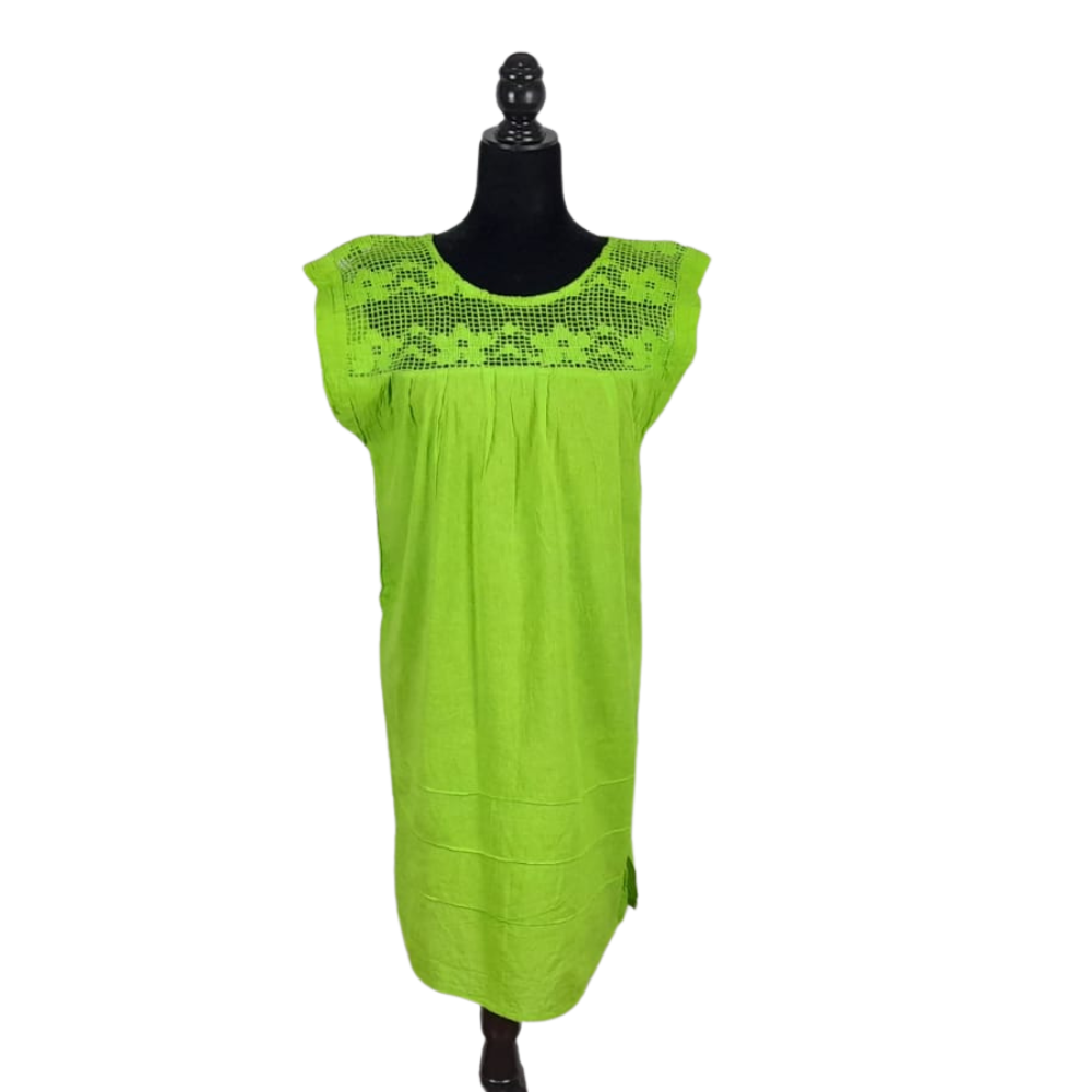 Vestido fresco de manta teñida unitalla