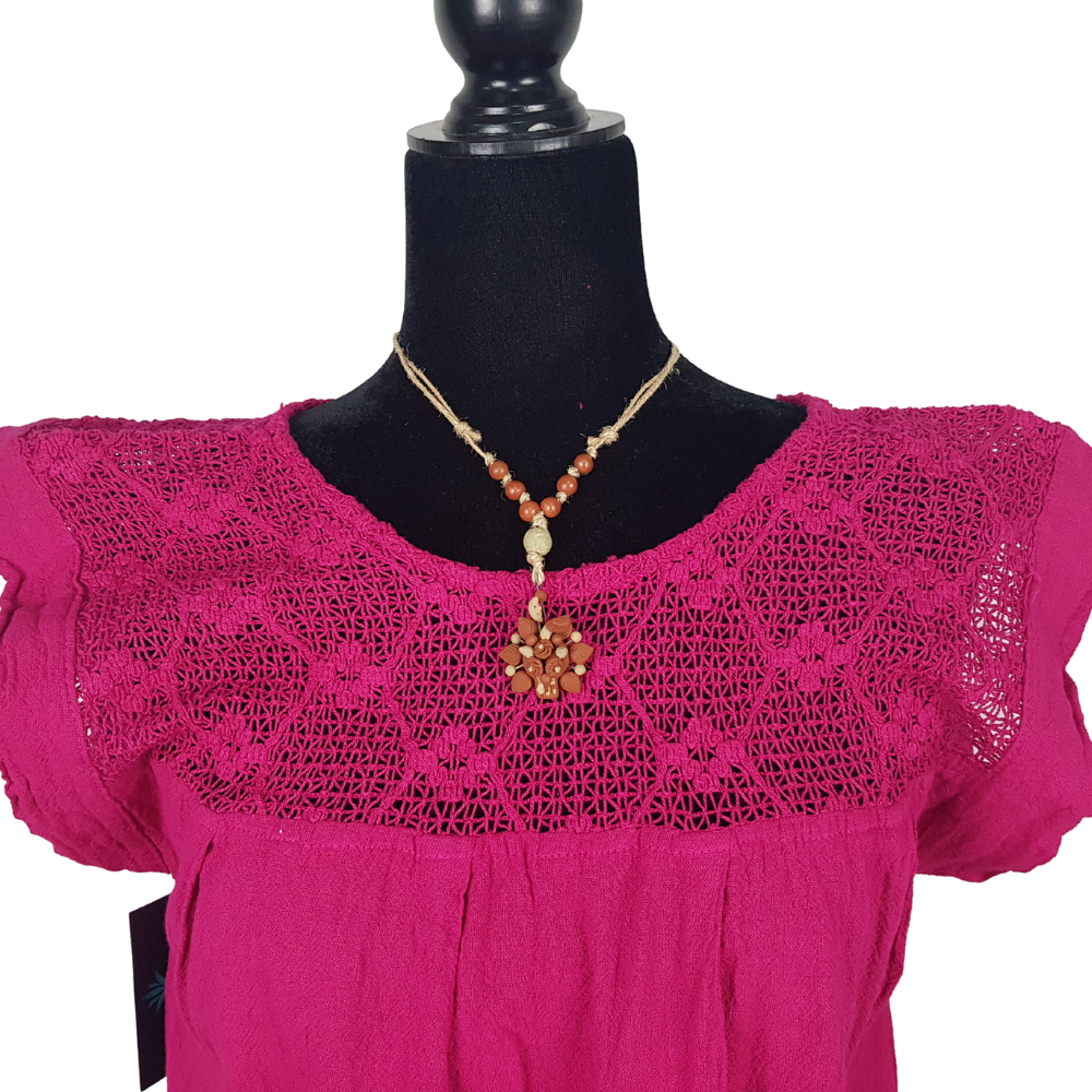 Vestido fresco de manta teñida unitalla