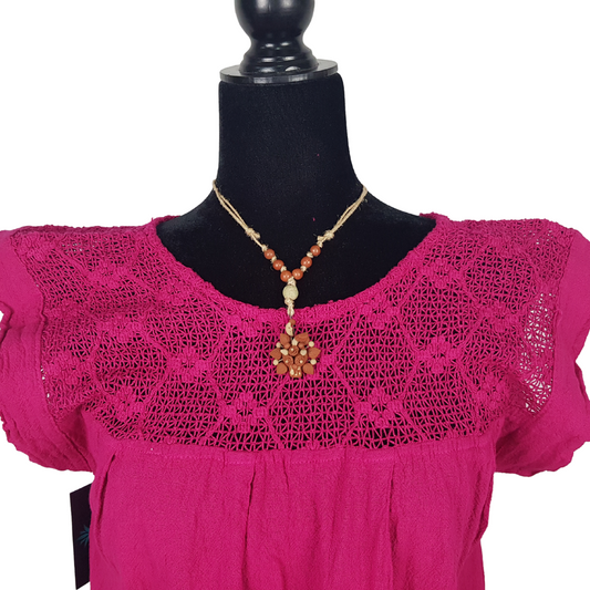 Vestido fresco de manta teñida unitalla