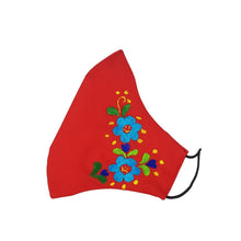 Cargar imagen en el visor de la galería, Cubrebocas con bordado San Antonino, elegante, fresco y ligero
