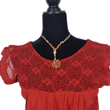 Cargar imagen en el visor de la galería, Vestido fresco de manta teñida unitalla
