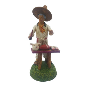 Figura de barro de oficios, tradiciones y costumbres mexicanas