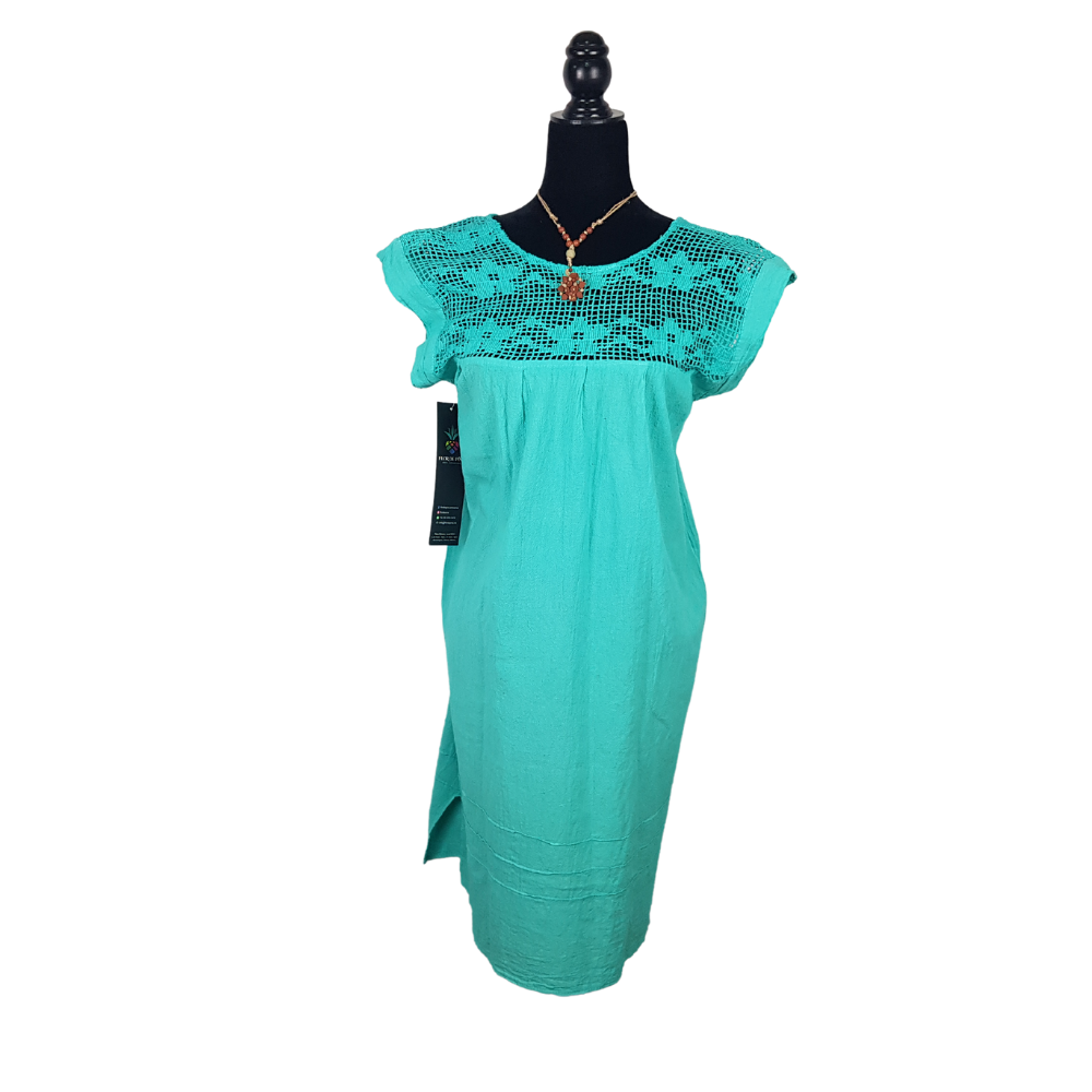 Vestido fresco de manta teñida unitalla