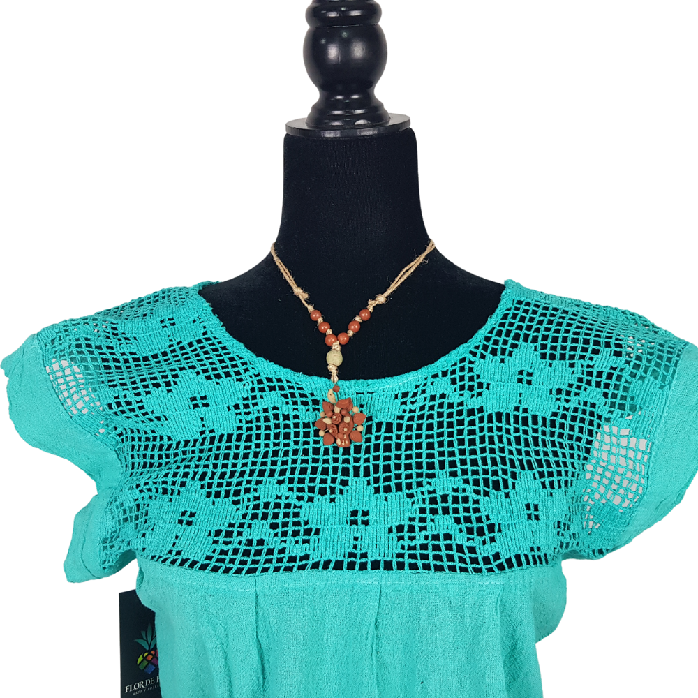 Vestido fresco de manta teñida unitalla