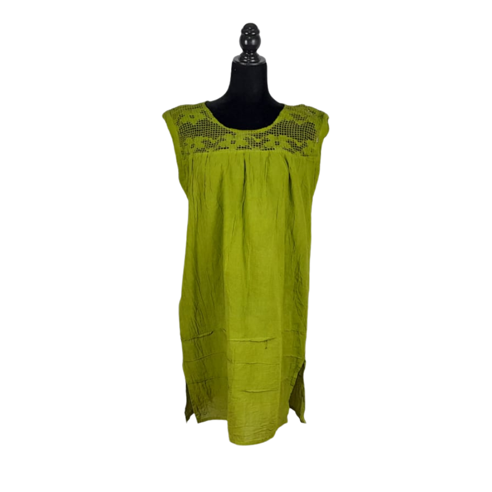 Vestido fresco de manta teñida unitalla