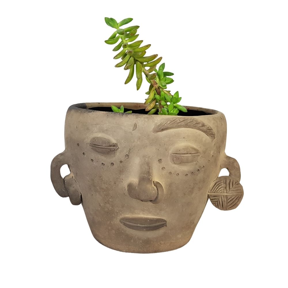 Maceta Prudencio, rostro zapoteca de forma ancha