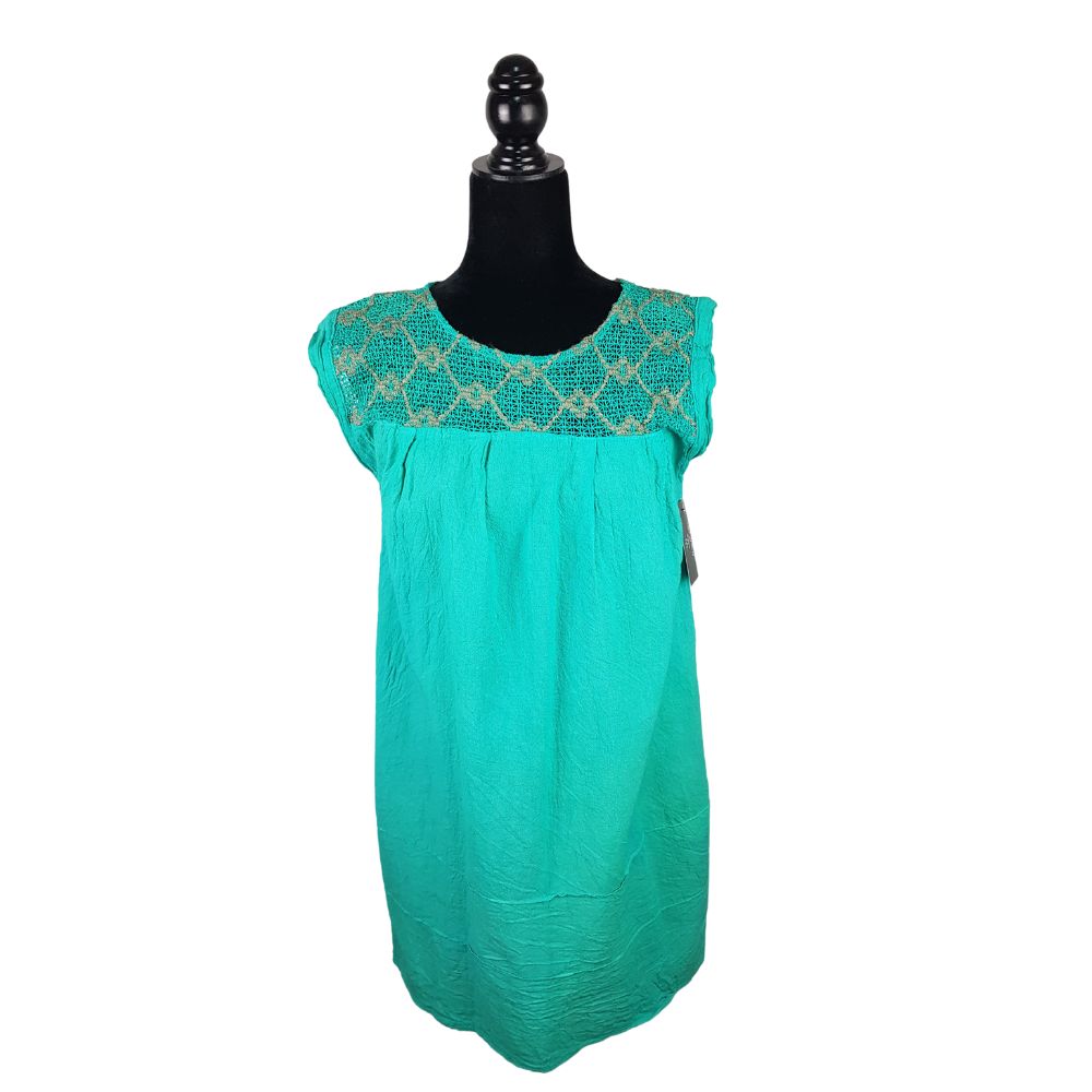 Vestido fresco de manta teñida unitalla